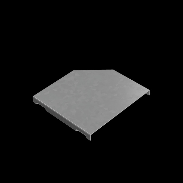 Крышка переходника левого 100-150 мм ПЛЮС Крышка переходника левого 100-150 мм ПЛЮС