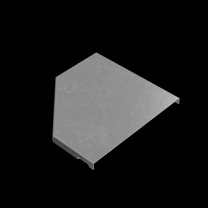 Крышка переходника правого 100-200 мм ПЛЮС INOX304