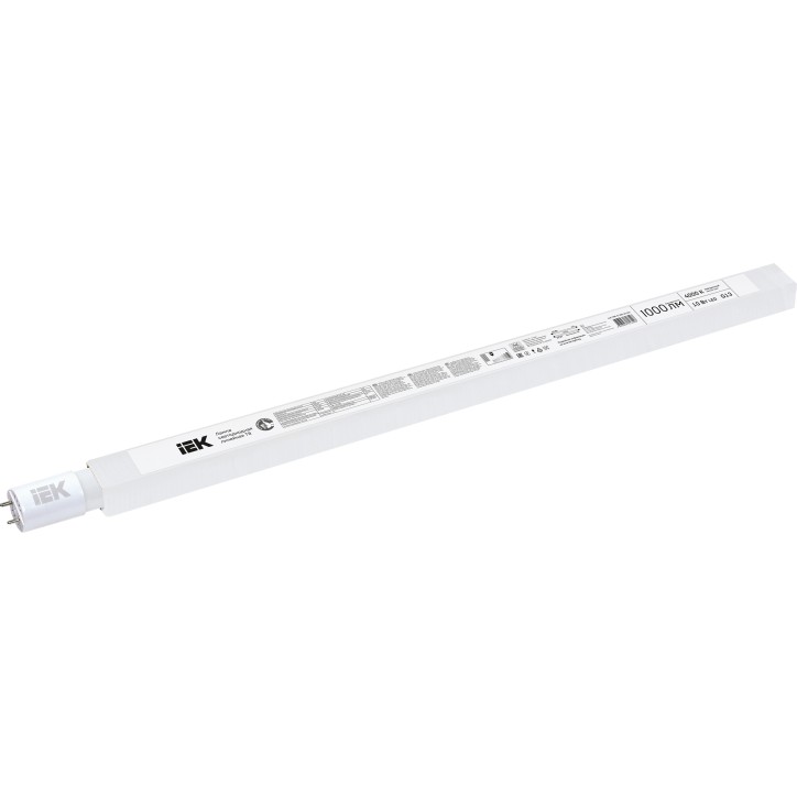 Лампа светодиодная T8 линейная 10Вт 1000Лм 230В 4000К 600мм G13 IEK Лампа светодиодная T8 линейная 10Вт 1000Лм 230В 4000К 600мм G13 IEK