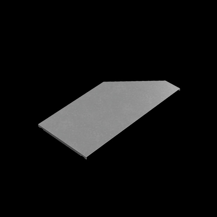 Крышка переходника левого 400-600 мм ПЛЮС INOX304