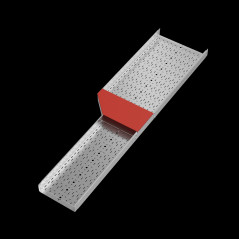 Крышка переходника левого 400-600 мм ПЛЮС INOX304