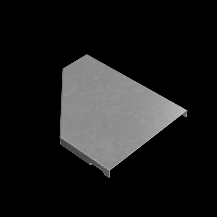 Крышка переходника правого 50-150 мм ПЛЮС INOX304