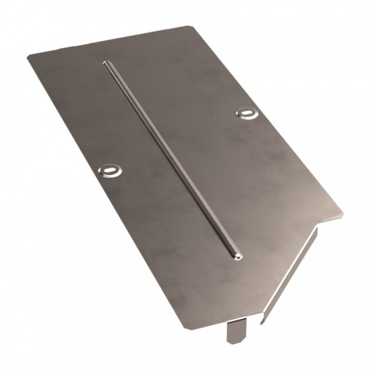 Крышка переходника левого Стандарт INOX (AISI 409) 500х400 Крышка переходника левого Стандарт INOX (AISI 409) 500х400