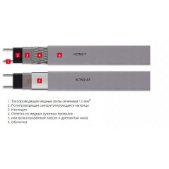 Кабель нагревательный саморегулирующийся 17КСТМ2-АТ