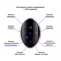 Блендер-пароварка KT-2326-1 бело-розовый