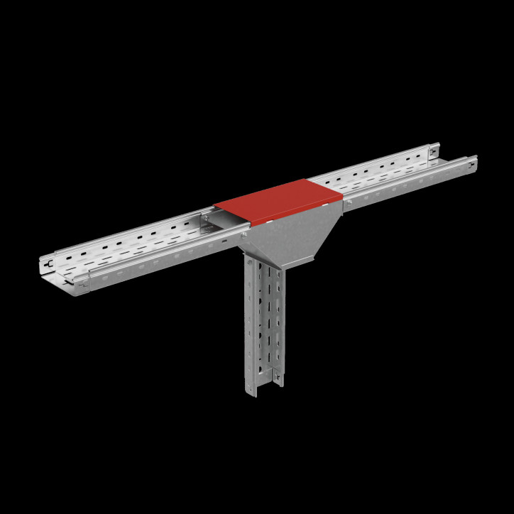 Крышка на верт. Т-ответвитель переходник 100-50 мм с разворотом трассы на 90 гр. ПЛЮС (нижняя часть меньше исходной) Крышка на верт. Т-ответвитель переходник 100-50 мм с разворотом трассы на 90 гр. ПЛЮС (нижняя часть меньше исходной)