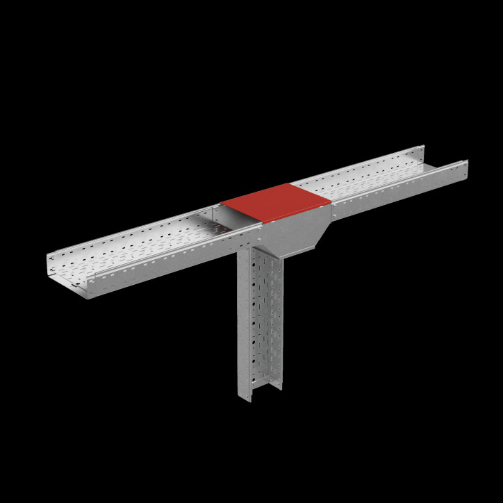 Крышка на верт. Т-ответвитель переходник 400-200 мм с разворотом трассы на 90 гр. ПЛЮС (нижняя часть меньше исходной) INOX304 Крышка на верт. Т-ответвитель переходник 400-200 мм с разворотом трассы на 90 гр. ПЛЮС (нижняя часть меньше исходной) INOX304