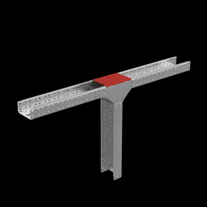 Крышка Т-отвода вертикального вниз 50х500 мм ПЛЮС INOX304 Крышка Т-отвода вертикального вниз 50х500 мм ПЛЮС INOX304