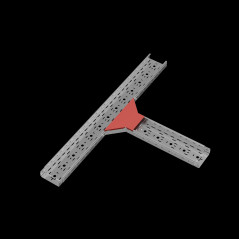 Крышка Т-ответвителя 150 мм ПЛЮС HD