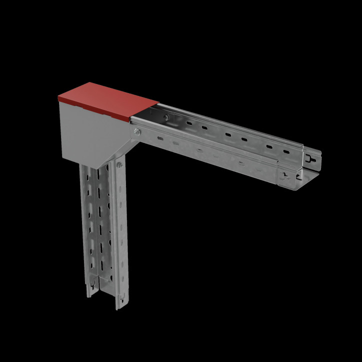 Крышка угла верт. внеш. 50 мм с разворотом трассы на 90 гр. ПЛЮС Крышка угла верт. внеш. 50 мм с разворотом трассы на 90 гр. ПЛЮС