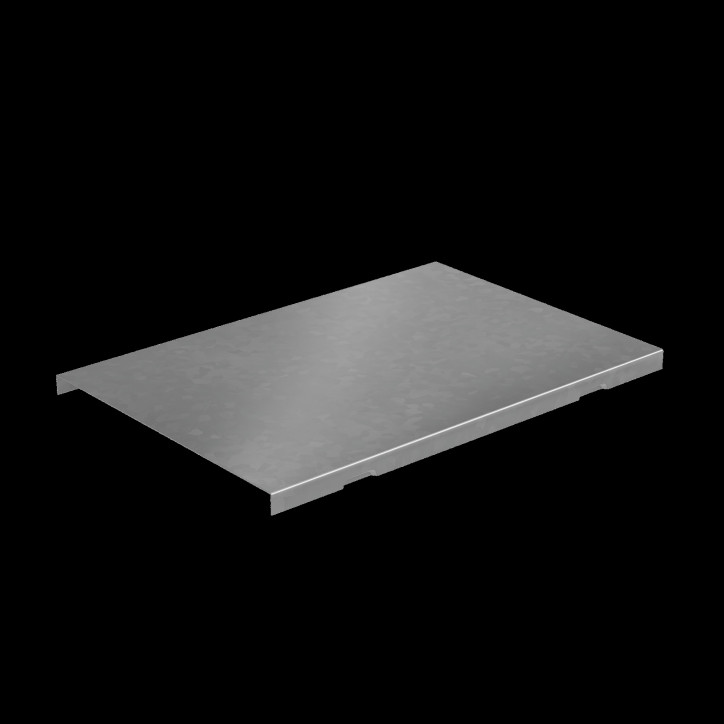 Крышка угла верт. внеш. 400 мм с разворотом трассы на 90 гр. ПЛЮС INOX304 Крышка угла верт. внеш. 400 мм с разворотом трассы на 90 гр. ПЛЮС INOX304