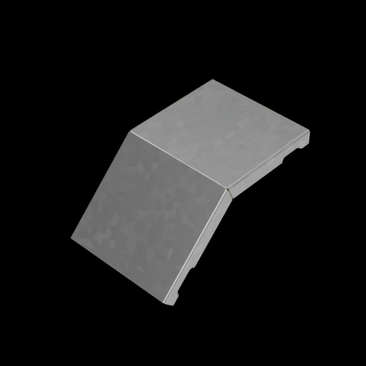 Крышка внеш. верт. угла 45 гр. 100 мм ПЛЮС HD