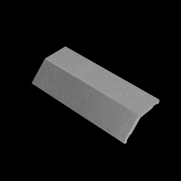 Крышка внеш. верт. угла 45 гр. 400 мм ПЛЮС Крышка внеш. верт. угла 45 гр. 400 мм ПЛЮС