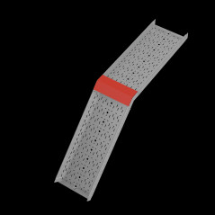 Крышка внеш. верт. угла 45 гр. 400 мм ПЛЮС HD