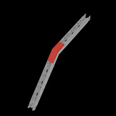 Крышка внеш. верт. угла 45 гр. 50 мм ПЛЮС HD