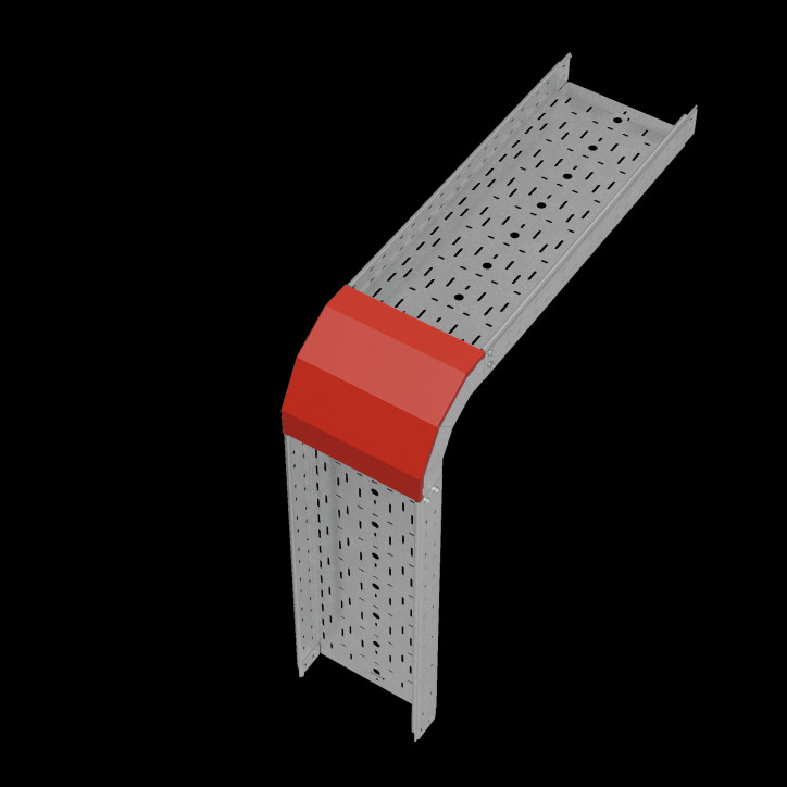 Крышка внеш. верт. угла 90 гр. 300 мм ПЛЮС INOX304