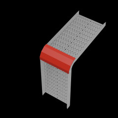 Крышка внеш. верт. угла 90 гр. 600 мм ПЛЮС HD