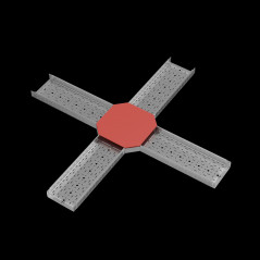 Крышка Х-разветвителя 300 мм ПЛЮС