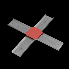 Крышка Х-разветвителя 500 мм ПЛЮС INOX304