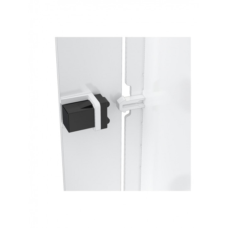 Люк ревизионный LN 275х325 нажимной фланец 250х300 пластик EVECS