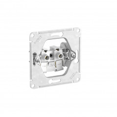 ATLASDESIGN РОЗЕТКА без заземления со шторками, 16А, быстрозажимные клеммы, ШАМПАНЬ