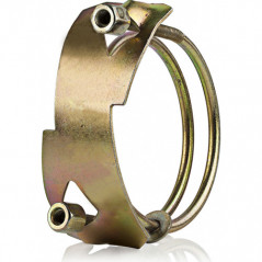 Хомут двухболтовый Спираль 102-116мм