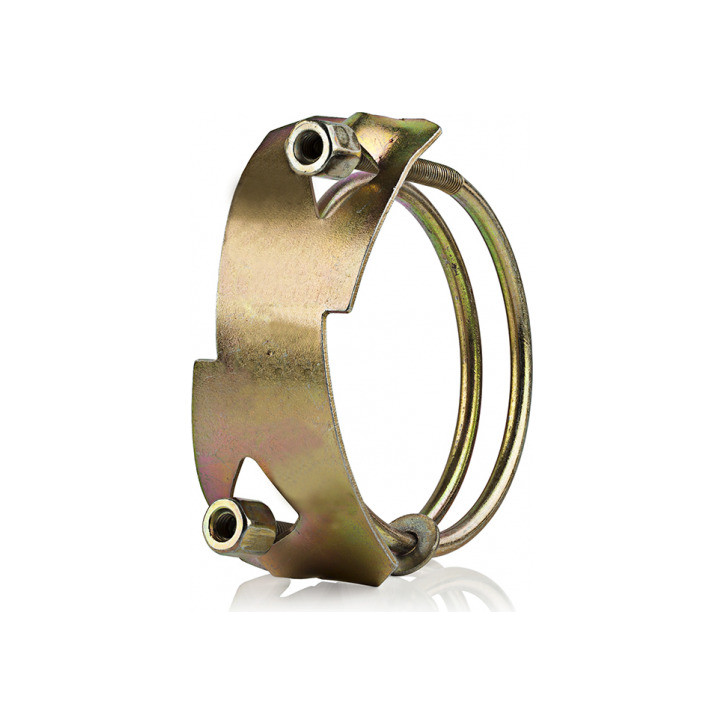 Хомут двухболтовый Спираль 102-116мм