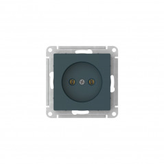 ATLASDESIGN РОЗЕТКА без заземления без шторок, 16А, быстрозажимные клеммы, ИЗУМРУД