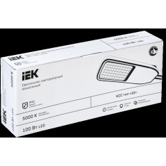 Светильник LED ДКУ 1004-150Ш 5000К IP65 серый IEK