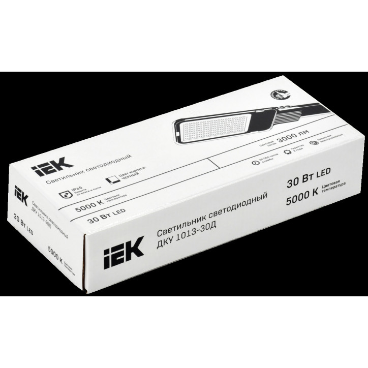 Светильник LED ДКУ 1013-30Д 5000К IP65 IEK