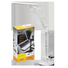 LIGHTING Светильник светодиодный настольный 2018 5Вт на подставке белый IEK
