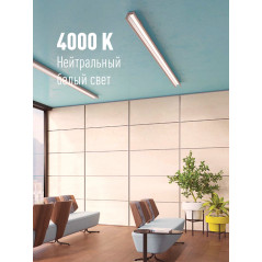 Лампа светодиодная LED 20Вт T8 G13 D25х1200 4000К белый 2000 лм