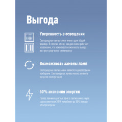 Лампа светодиодная LED 24Вт T8 G13 D25х1500 6500К дневной 2400 лм