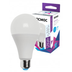 Лампа светодиодная LED 25Вт 220В E27 D65х130 6500К холодный A65