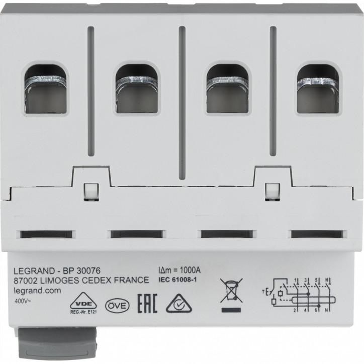 ВДТ RX3 - 4П - 25 А - тип AC - 30 мА - 4 модуля