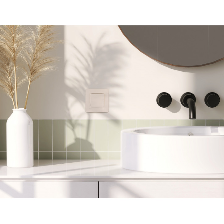 Переключатель одноклавишный IP44 - Legrand Etika - 10А 250В безвинтовые зажимы - слоновая кость Переключатель одноклавишный IP44 - Legrand Etika - 10А 250В безвинтовые зажимы - слоновая кость