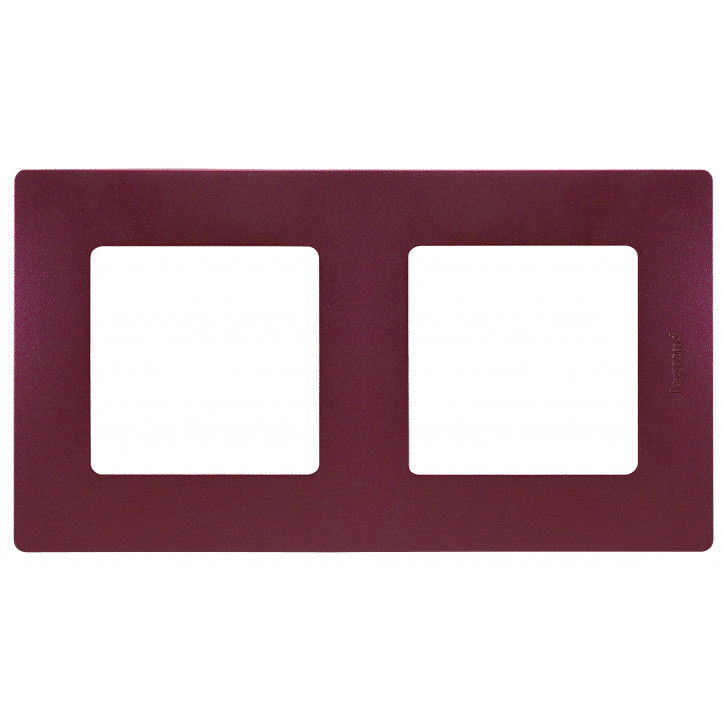 ETIKA Рамка 2 поста сливовая ETIKA Рамка 2 поста сливовая