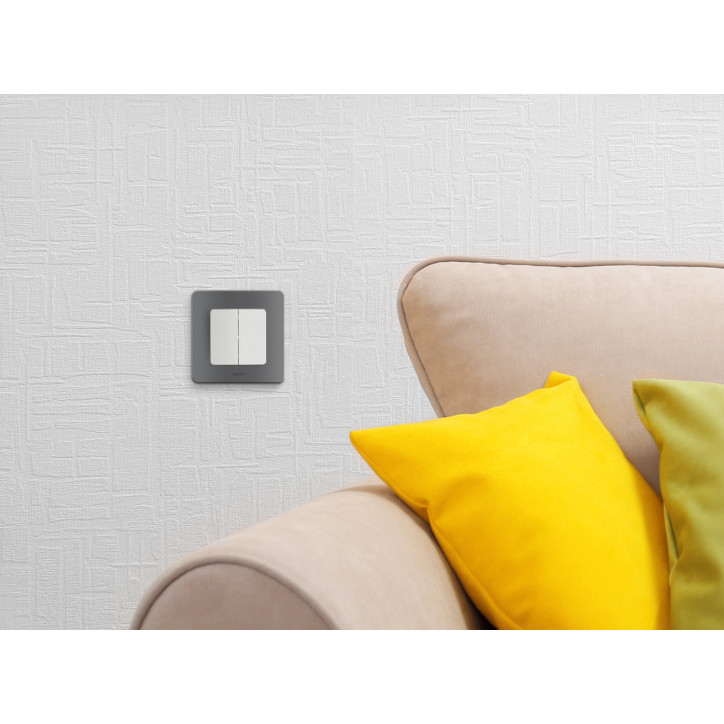 Рамка 1 пост INSPIRIA дымчатый Рамка 1 пост INSPIRIA дымчатый