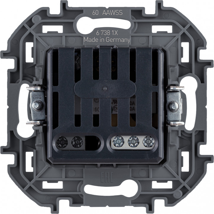 Термостат с внешним датчиком для тёплых полов INSPIRIA антрацит Термостат с внешним датчиком для тёплых полов INSPIRIA антрацит