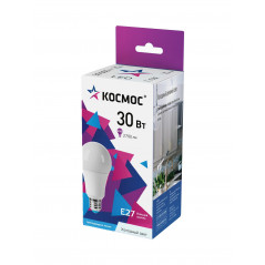 Лампа светодиодная LED 30Вт 220В Е27 D70х136 6500К холодный A70