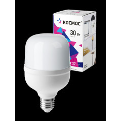 Лампа светодиодная LED 30Вт 220В Е27 D80х135 4500К белый 2850 лм