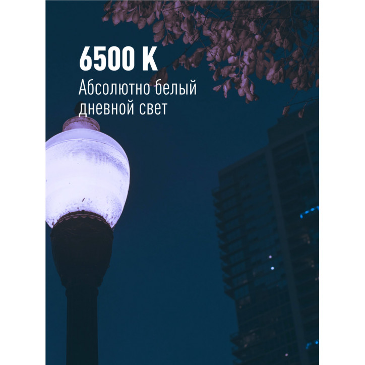 Лампа светодиодная LED 50Вт 220В Е27 D120х190 6500К дневной 4700 лм Лампа светодиодная LED 50Вт 220В Е27 D120х190 6500К дневной 4700 лм