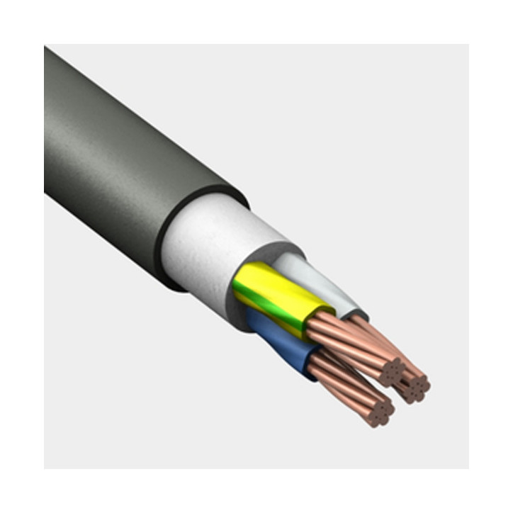 Кабель силовой ППГнг(А) -HF 5х2.5 (ок) (N.PE) -0.66 однопроволочный Кабель силовой ППГнг(А) -HF 5х2.5 (ок) (N.PE) -0.66 однопроволочный