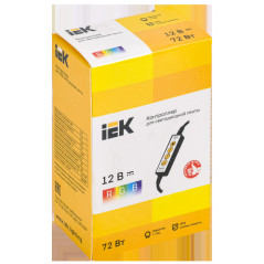 Контроллер без ПДУ К RGB 3 канала 12В 2А 72Вт IEK