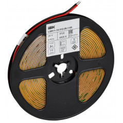 Лента LED 5м COB-312LED 8Вт/м IP20 8мм 24В 3000К IEK