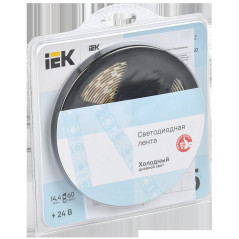 Лента светодиодная 5м LSR-5050W60-14,4-IP20-24В IEK