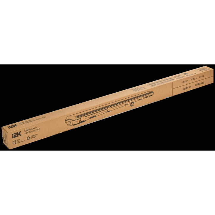 Светильник ДСП 1323 60Вт 5000К IP65 1200мм пласт. серый IEK Светильник ДСП 1323 60Вт 5000К IP65 1200мм пласт. серый IEK