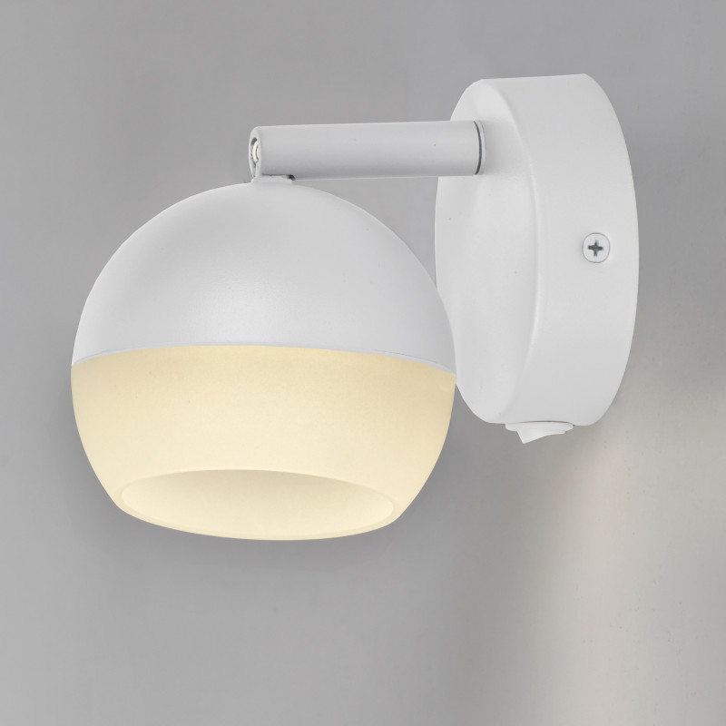 LIGHTING Светильник 4013 накладной настенный под лампу GX53 белый IEK