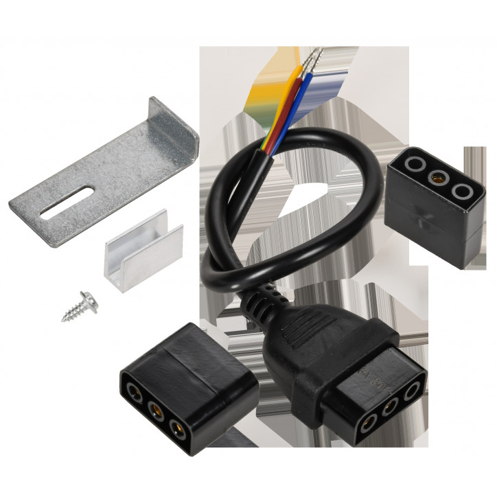 LIGHTING PRO Светильник светодиодный линейный 1020 36Вт 4000К 900мм опал черный IEK