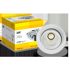 Светильник светодиодный поворотный ДВО 1822 35Вт 4000К IP20 круг белый